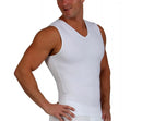 Insta Slim ISPro USA Camiseta sin mangas de compresión con cuello en V VS00N1