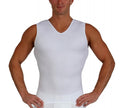 Insta Slim ISPro USA Camiseta sin mangas de compresión con cuello en V VS00N1