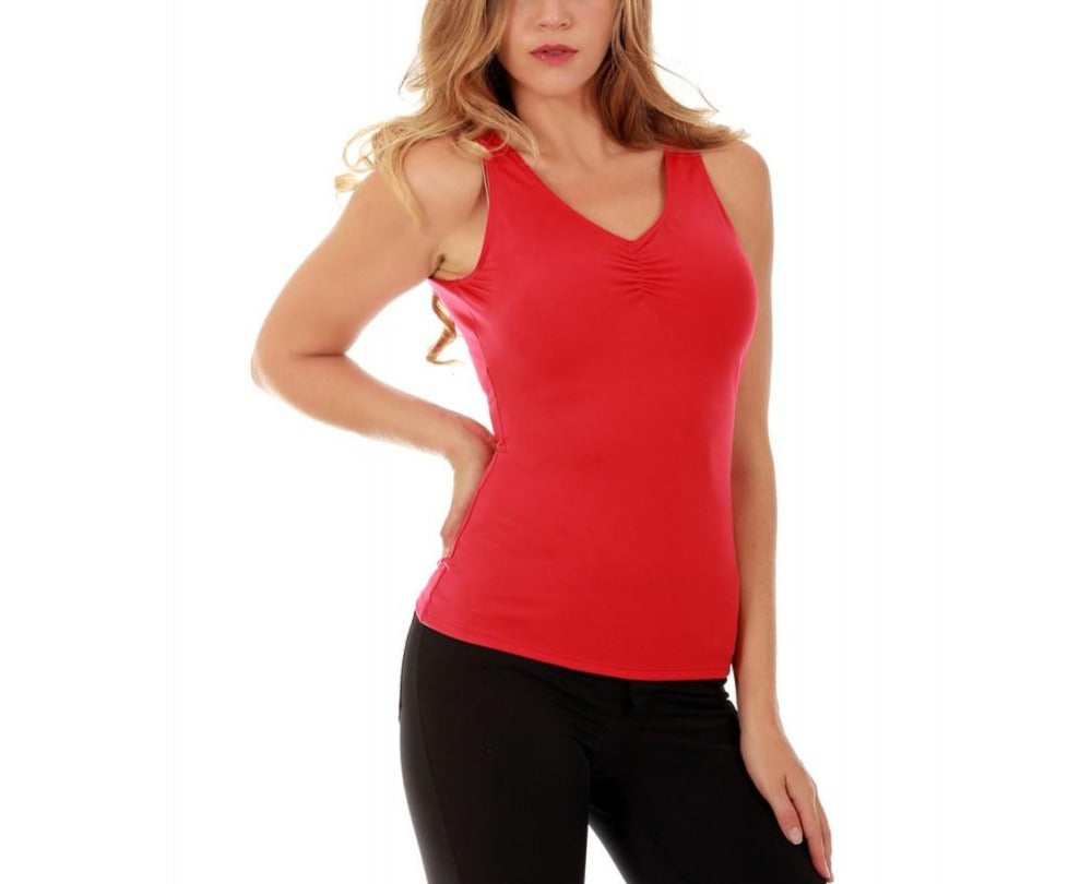 InstantFigure Women’s Compression Support Racer Back Tank Top