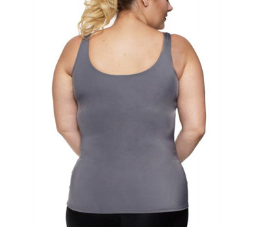 Camiseta sin mangas con cuello redondo y ropa deportiva de talla grande con curvas InstantFigure - WA40021C
