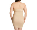 InstantFigure Shapewear Strapless Slimming Curvy Dress with Empire Waist WBD036C