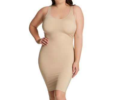 InstantFigure Slip Tank Dress Curvy Plus Size Shapewear WD40031C