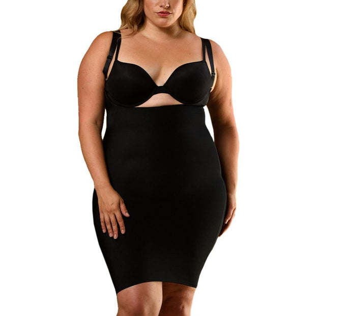 plus size dress shapewear InstantFigure Underbust Plus Size Dress slimming compression shapewear – InstantFigure INC