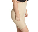 InstantFigure Pantalones cortos de cintura alta con refuerzo abierto y curvas de talla grande WSH4211C