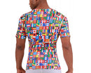 Insta Slim Big & Tall Flags Activewear Crew Neck 5TAT001BT, Hyde Park, Chicago, IL