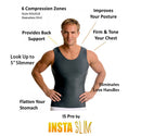 Insta Slim I.S.Pro USA Activewear Compression Muscle Tank MA0001
